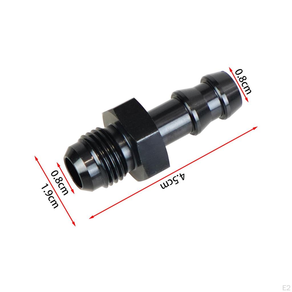 Rails Adapter 6AN Rustproof Male To 3/8in Push On Barbed Connector