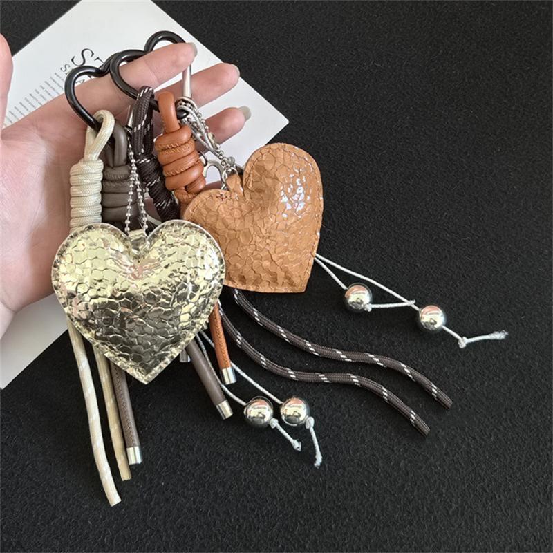 Yogodlns Heart Shape Candy Color Mini Backpack Hanging Handbag Pendant Bag Pendant Bags Accessories