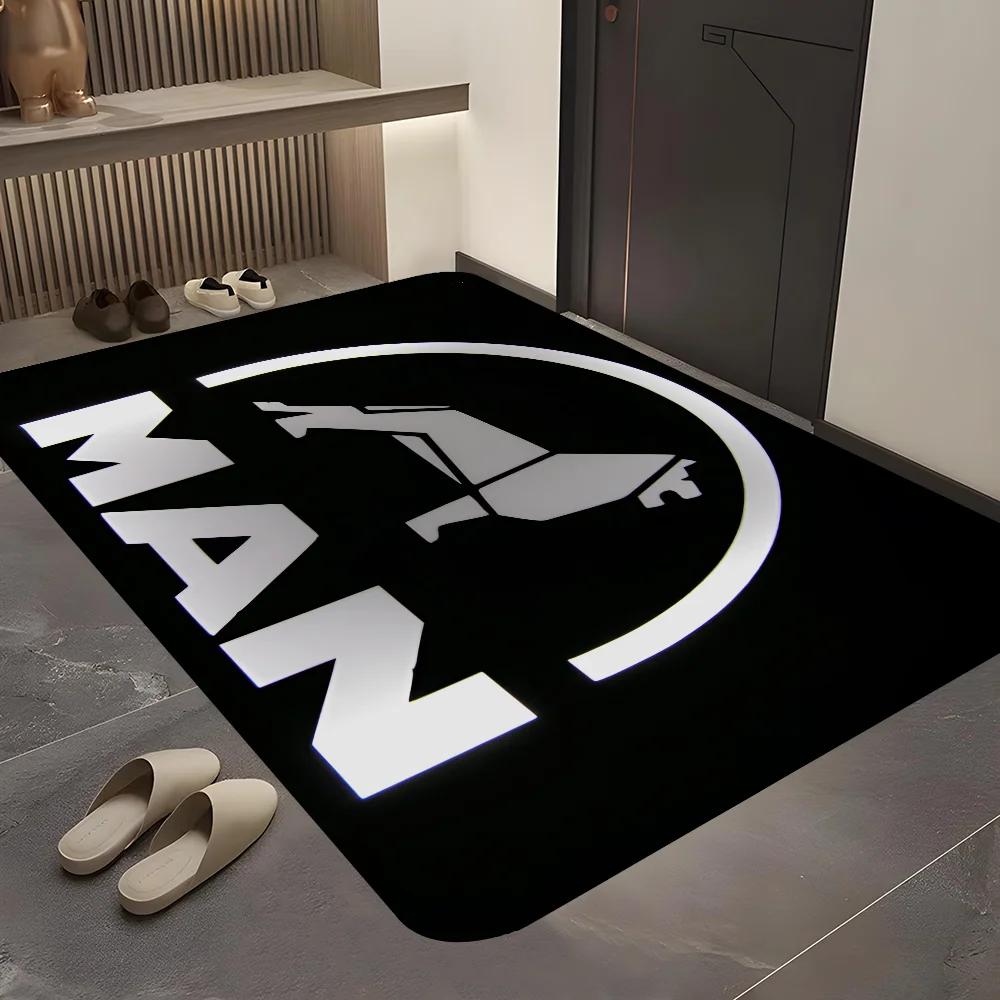 Man Truck Logo Door Mat Nordic Style Bedroom Living Room Doormat Home Balcony Anti-Slip Alfombra
