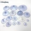PVC Mushroom Head Suction Cups for Toys, Pets, and Glass - Large and Small Transparent Rubber Options Available