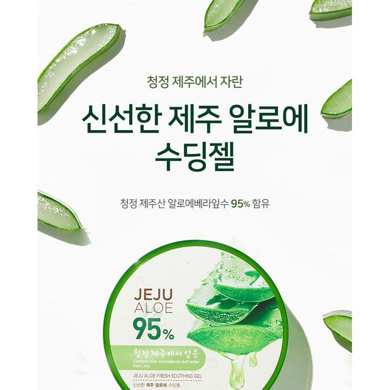 THE FACE SHOP - Jeju Aloe 95% Fresh Soothing Gel 300ml