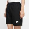 Nike Sportswear NSW Elastic Waist Woven Straight-Leg Shorts Women Bottoms Black CZ1428-010