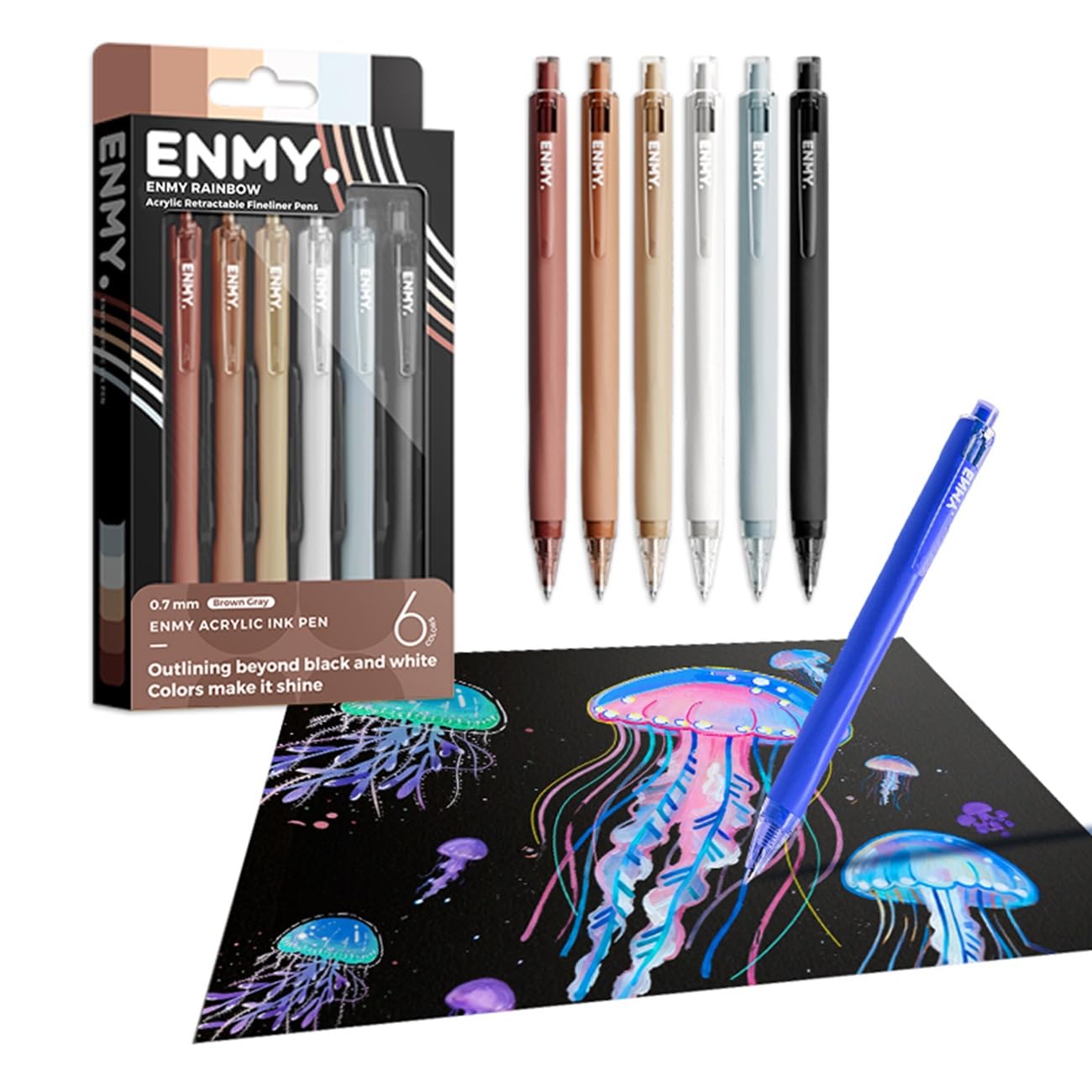 ENMY Extra Fine Pens Acrylic Finer