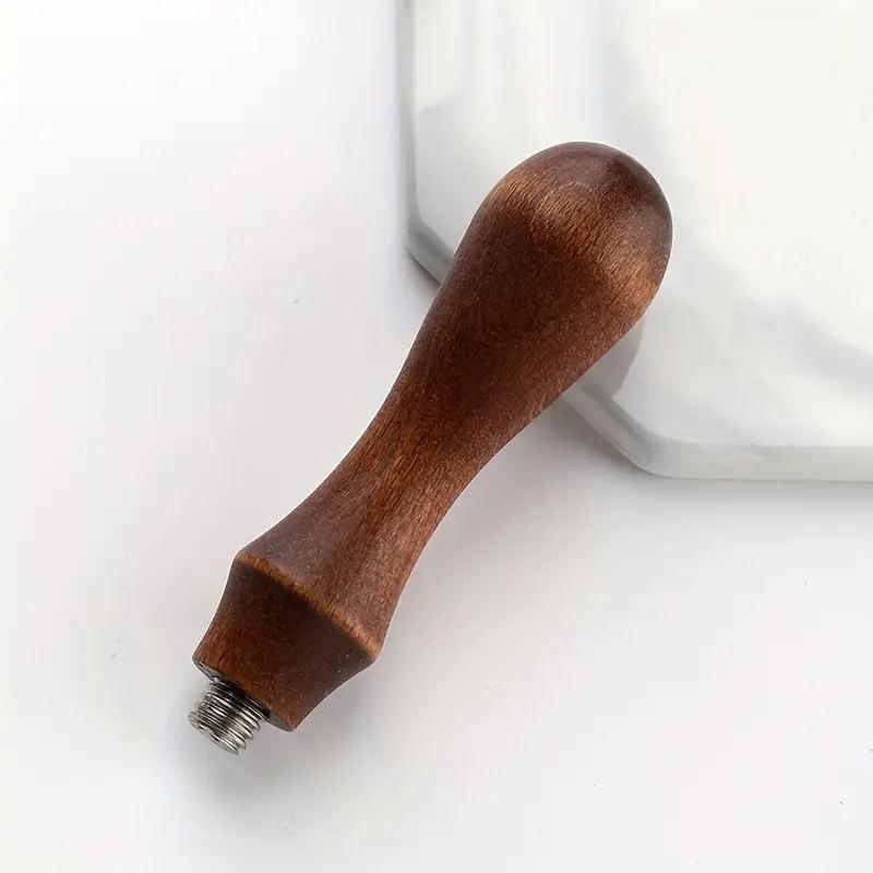 1pc Wax Seal Stamp Handle Only Rosewood Wood Handle Replacement for Vintage Wax Sealing Stamps Removable 7mm Diameter Head
