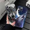 Wolf Moon Animal Soft Phone Case for iPhone 16 16E 17 Air 15 Pro Max 14 Plus 13 Mini 11 12 7 Black Cover Back Shell