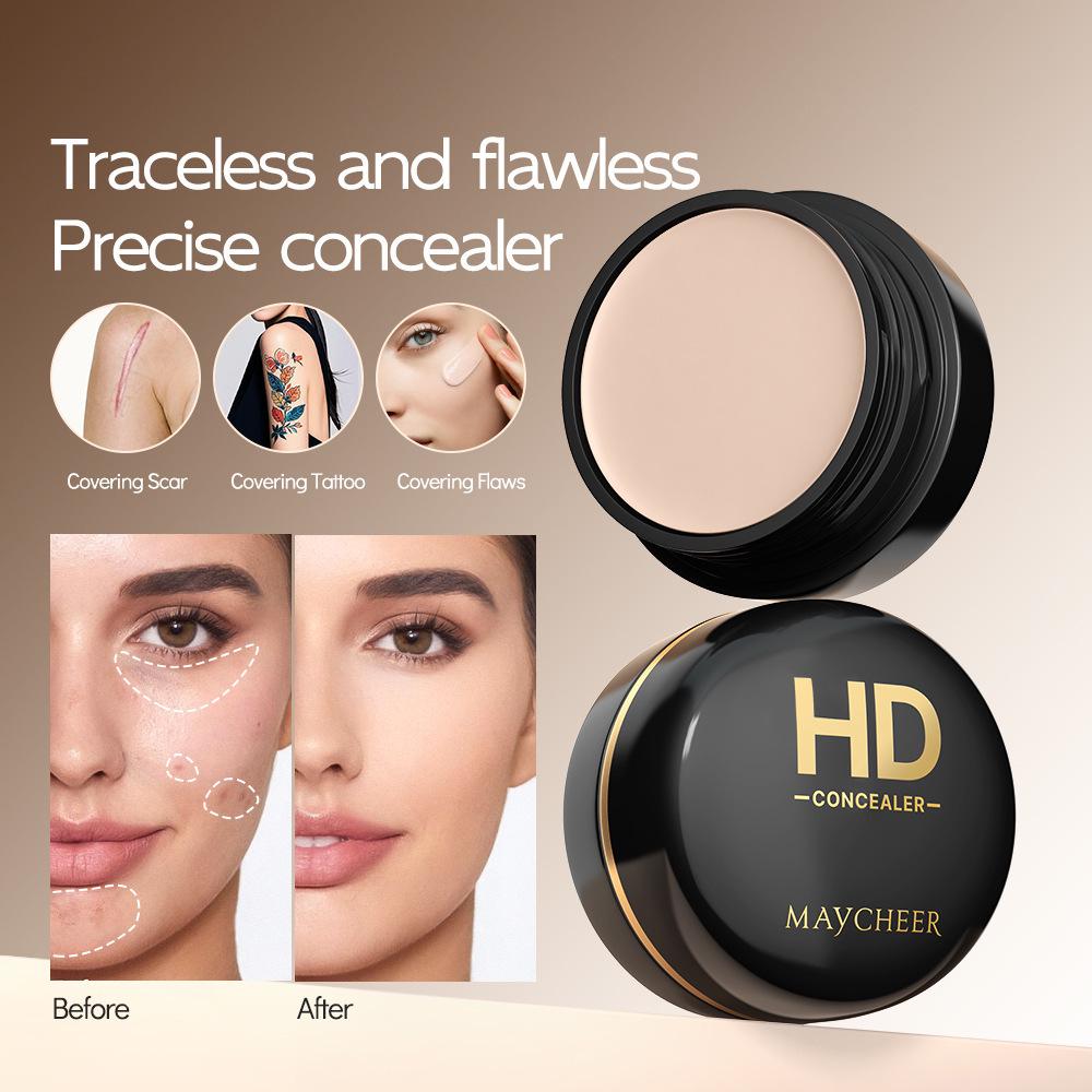 Maycheer Concealer for Spots, Acne Scars, Dark Circles - Natural, No Caking