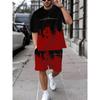 Men's Short-sleeved Shorts Set Casual Fashion Simple Sports Suit Breathable Unisex Sports Clothing