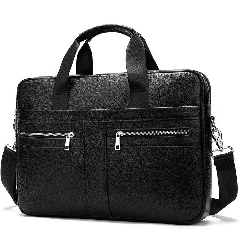 Мужской кожаный деловой портфель Marlund 39 x 7 x 27 cm