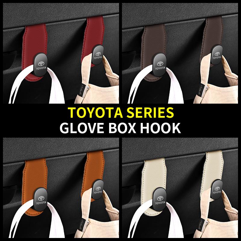 For Toyota Chr rav4 Yaris prius avensis Corolla Camry Anti-lost Durable Hidden Car Glove Box Hook Space-Saving Hanger Hook
