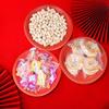 ZISIZ Disposable Red Plastic Plates
