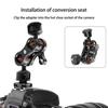 Universal Camera Hot Shoe Adapter With 3/8" 1/4" Threaded Mount For Studio Tripods Smartphone Rigs Stabilizers