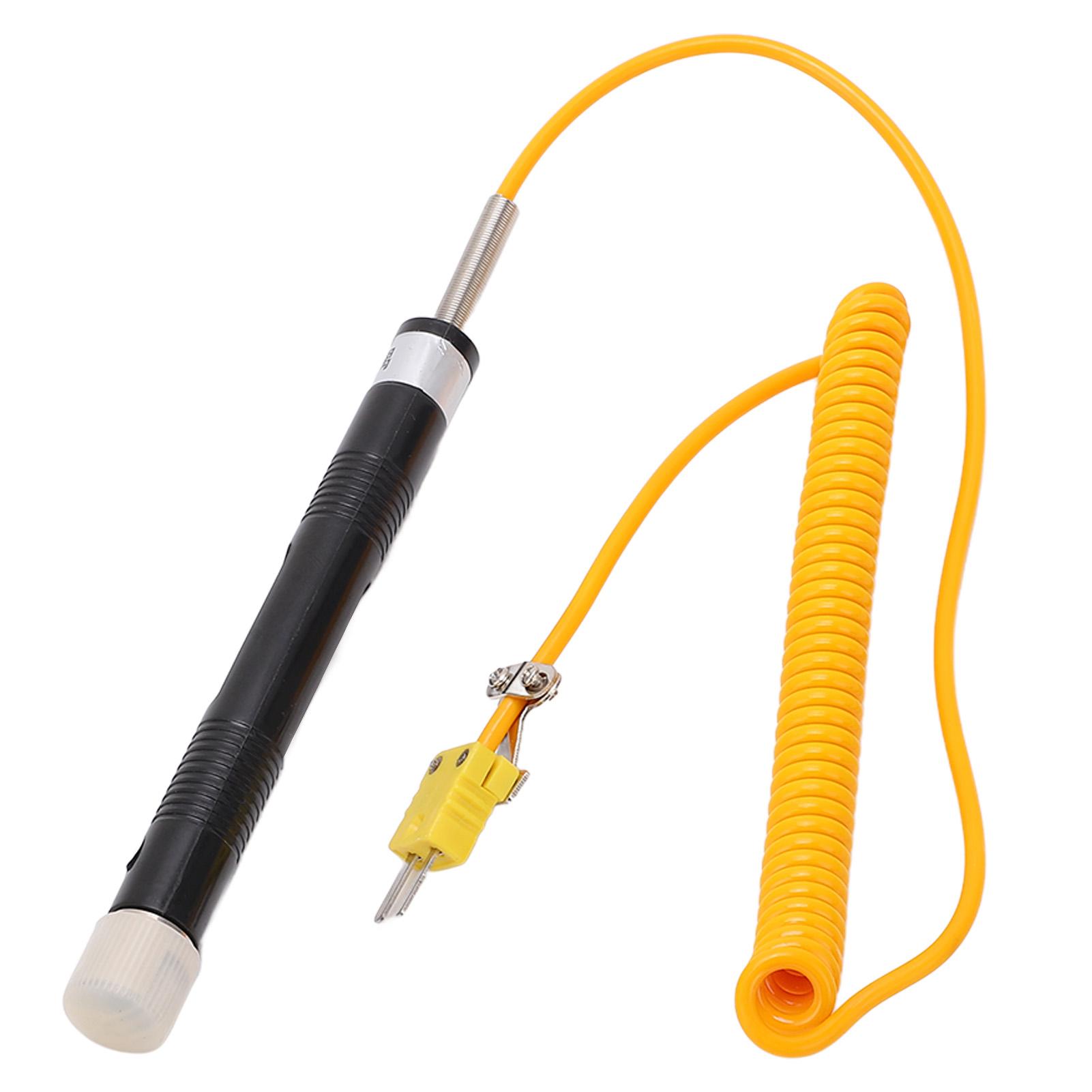 

K Type Handheld Surface Thermocouple Probe Straight Shank Thermocouple Probe Replacement