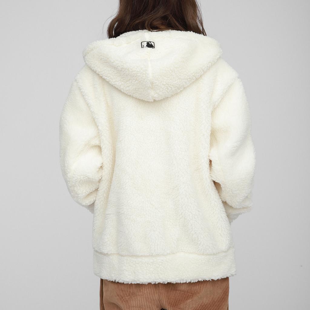 New MLB New York Yankees Velvet Jackets Unisex Cream 3AJPF0516-50CRS