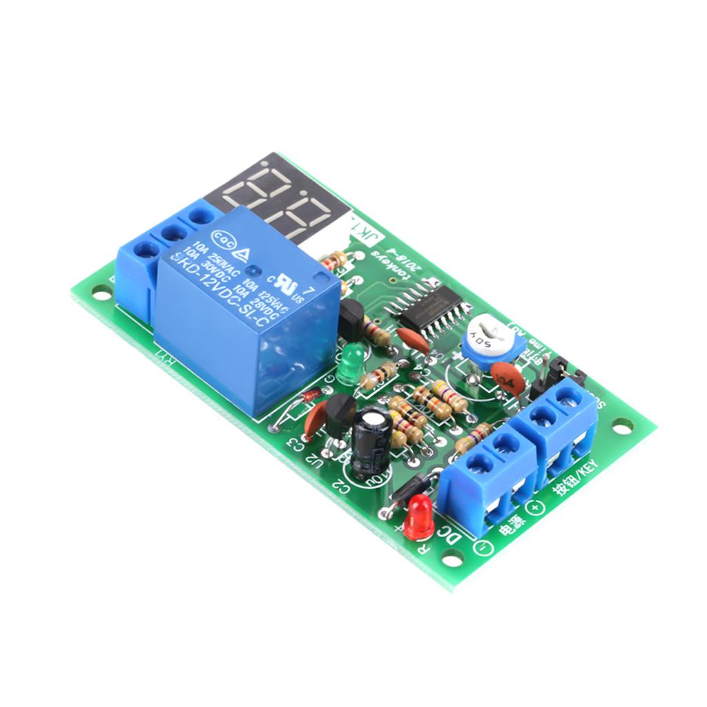 DC12V LED Display Countdown Timing Timer Delay Turn OFF Relay Switch Module