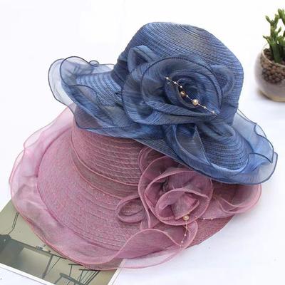 Ladies' Fashionable Sun Protection and UV Protection Sun Hat Summer Foldable Flower Sun Hat