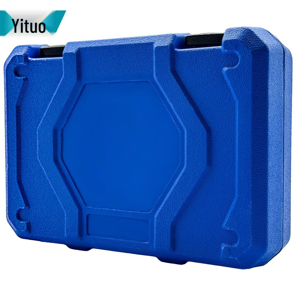 Set de 21 de piese chei tubulare cu 12 puncte cu blocare prin angrenare - Kit de scule pentru reparații auto cu mâner mare, Oțel crom-vanadiu.