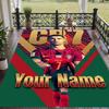 Custom Text Printed Rug Cristiano Ronaldo Non Slip Floor Carpet For Home Room Decor