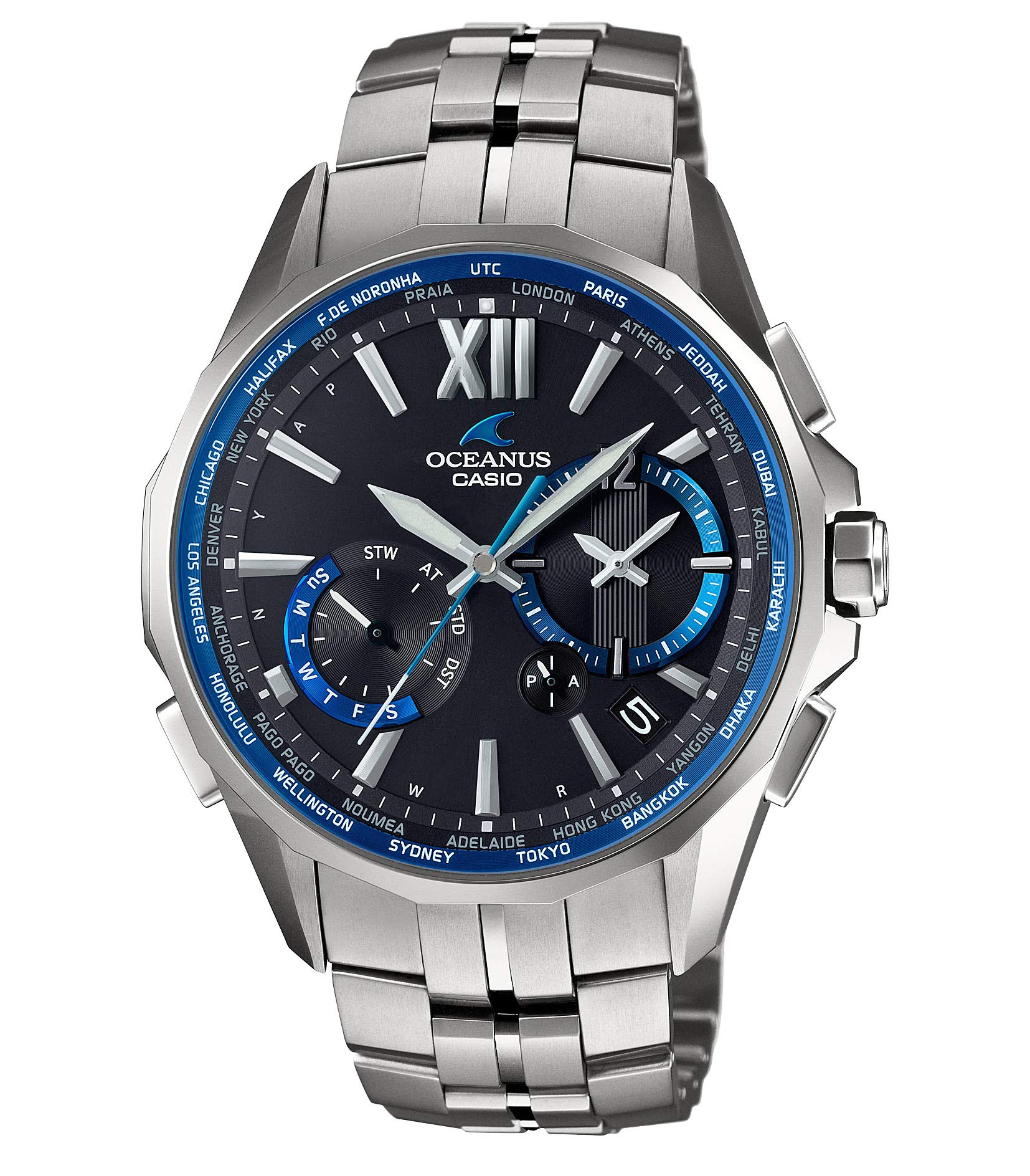 

Годинник Oceanus Manta Radio Solar Silver [Casio] [] OCW-S3400-1AJF