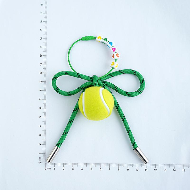 Cute Creative Sport Mini Tennis Racket Pendant Keychain Competition Souvenirs Exquisite Backpack Decoration Accessories Gifts