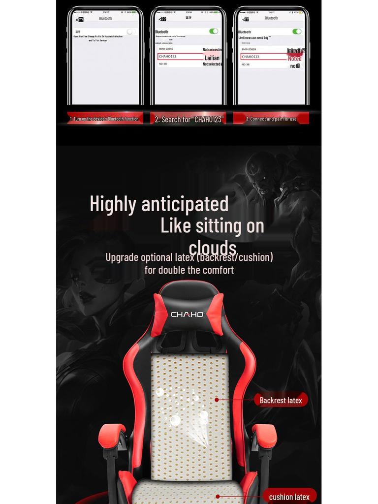 Ergonomic Gaming and Office Chair: Ideal for Competitive Racing and Esports