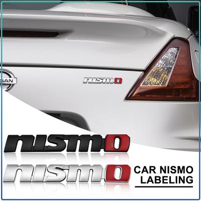 Metall Autoaufkleber Emblem Auto Plakette Abziehbild Für Nissan Nismo Almera Tiida Teana Qashqai Juke X trail Skyline Note Auto Zubehör