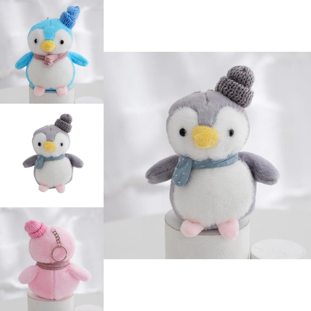 Charming Penguin Stuffed Animal Keychain For Bags And Backpacks Soft Pp Cotton