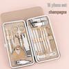 Tycoon Gold 19-Piece Nail Clipper Set: Multifunctional Manicure & Pedicure Tools