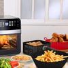 Air Fryer Silicone Liners Pot,8 inch Air Fryer Basket Liners, Silicone Baking Tray Pots for 3 to 5 Qt for Air fryer Oven Reble Baking Tray Oven
