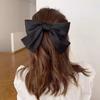 Black Big Bow Headband Hairpin Women'S New Clip Hair Accessories Autumn Hairpin