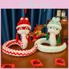 Year Of The Snake Mascot Plush Toy Stuffed Animal Doll Home Decor Cartoon Gift