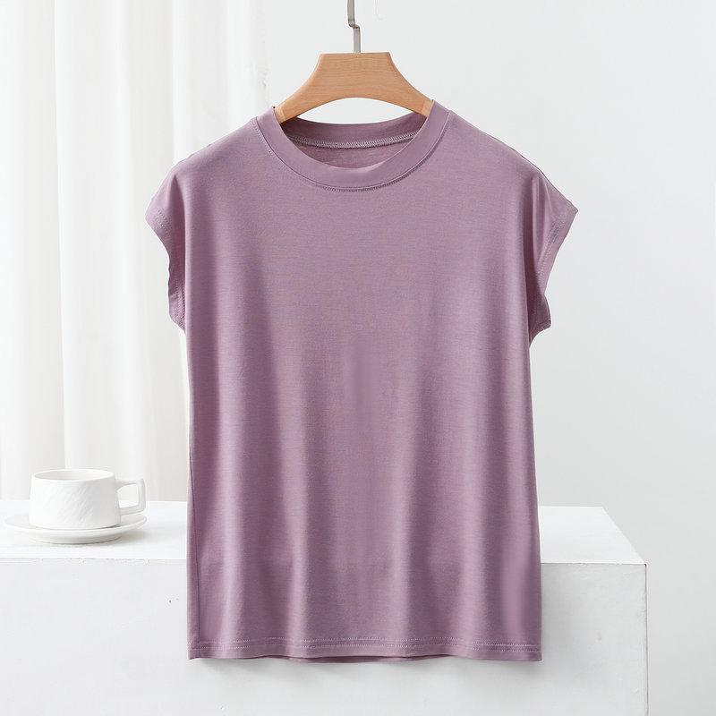 Summer Tops for Women T Shirts 2025 Short Sleeve Casual Soft Outfits Workout Clothes
