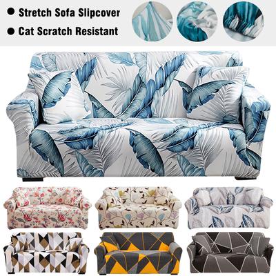 Stretch Couch Cover Non-Slip Sofa Covers For Living Room Sectional Sofa Slipcovers Furniture Protector For Kids Pets Washable