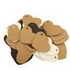 100Pcs Heart Shape Hang Tag DIY Kraft Gift Tags Christmas Decoration Cards Gift Wrapping Paper Labels Scrapbooking Home Supplies