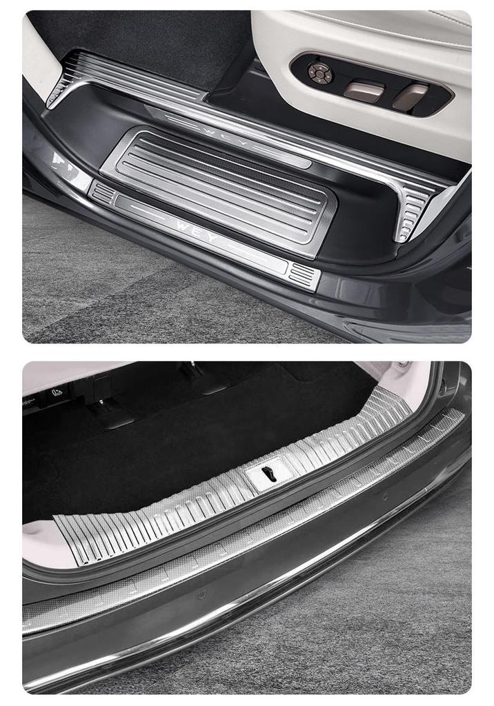Stainless Steel Scuff Plate Welcome Pedal Protector for Wey Gaoshan 7/8/9