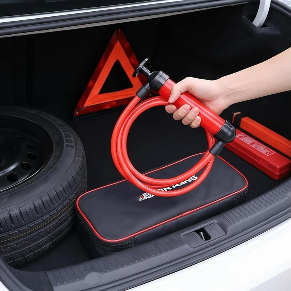Oil Extractor Siphon Pump Liquid Transfer Hand Suction Fast Action PVC Tube Car Fuel Gas Water Aquarium Emergency Tool 200cc