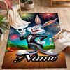 Looney Tunes: Name Frames Customize Text Floor Rug Office Rug Suitable for Dining Room Living Rooms Outdoor Kitchen Anti-slip Rug Office home decor