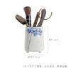 Chaxun Hand-Painted Blue & White Bamboo Travel Tea Set