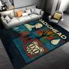 Radiohead Artistic Montage Carpet suitable as a non-slip mat for the living room or bedroom sofa
