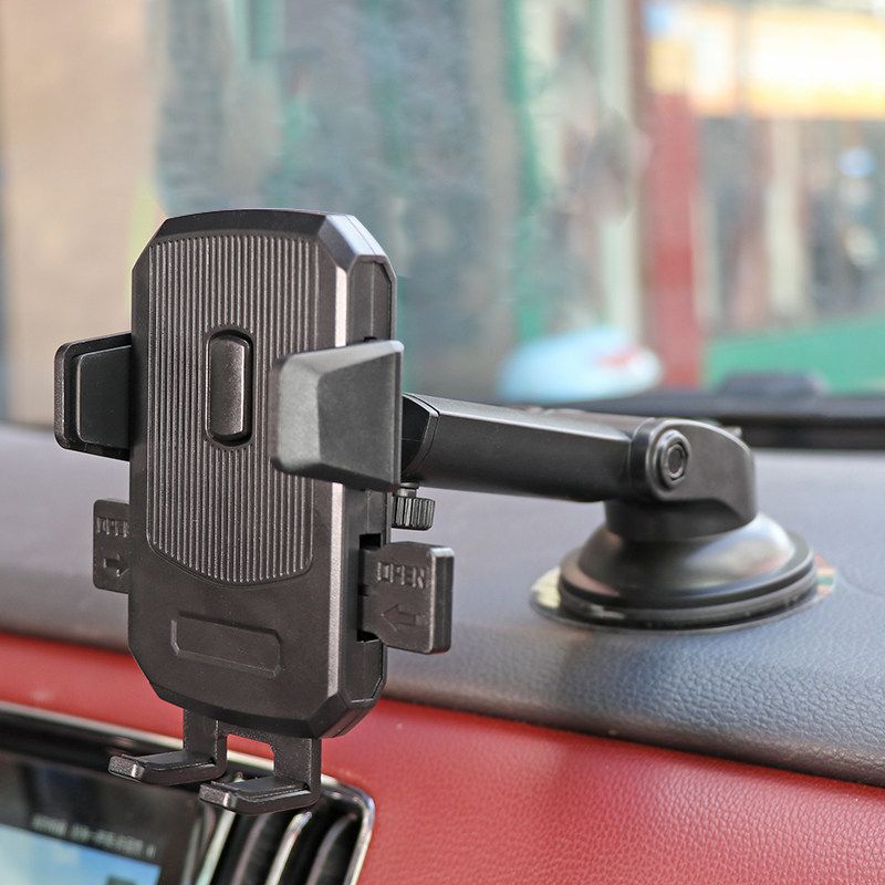 Dual-Purpose Car Mount for Front Windshield and Dashboard, Suction Cup Type Car Navigation Support, Shockproof Phone Holder