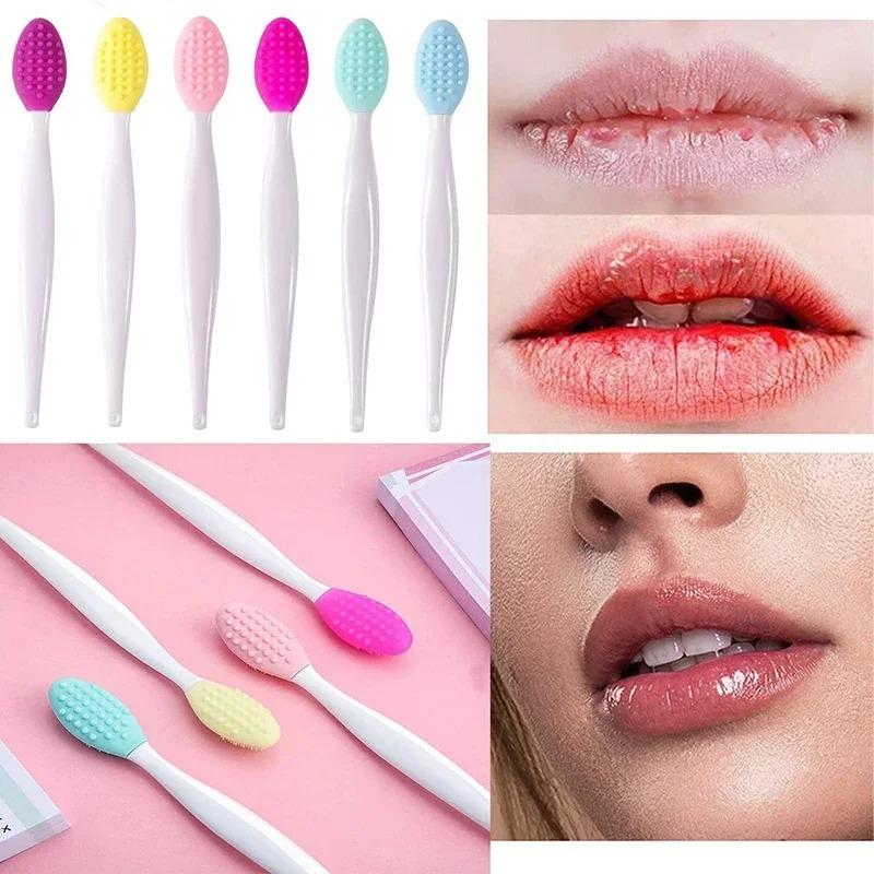 Beauty Skin Care Wash Face Double Sided Silicone Brush Cleansing Brush Exfoliating Nose Clean Blackhead Removal Brushes Tools