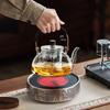 YIHUTEA Minimalist Glass Tea Set with Electric Ceramic Stove