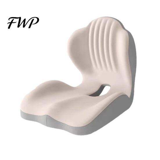 Poduszka na siedzisko z pianki memory Ergonomiczna poduszka z podparciem lędźwiowym, Oddychająca do krzesła biurowego, biurka i pośladków, Wysokiej gęstości Samochód Dom