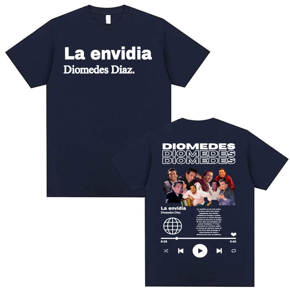 

Diomedes Diaz La Envidia Album Pattern Tshirt 2026Summer Mens Fashion Hip Hop Pop Music Tshirt Cotton Street Wear Y2K Tshirt 4XL