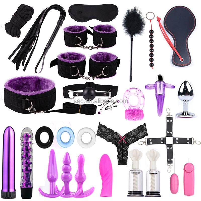 SacKnove 25/28/34 Piece BDSM Set Juguetes Sexuales Erotic Furniture Adult Couples Game Sex Toys Bondage Gear