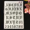 27cm New Alphabet Letters 4 DIY Craft Layering Stencils Painting Scrapbooking Stamping Embossing Album Paper Card Template