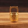 Gold Sand Alloy Ingot Basin Ornament for Wealth Attraction & Home Gifts