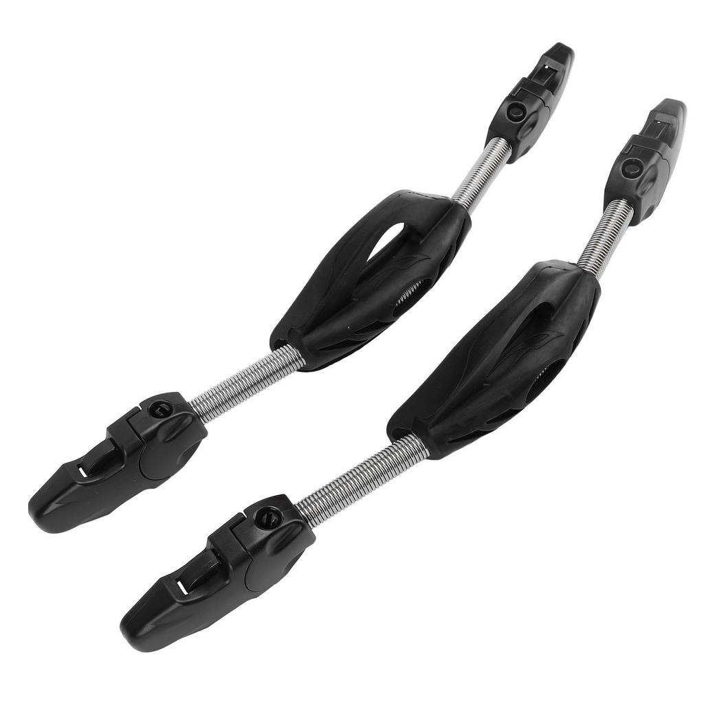 2PCS Diving Spring Fin Strap Stainless Steel Diving Fin Heel Strap with Quick Release Buckles for Diving