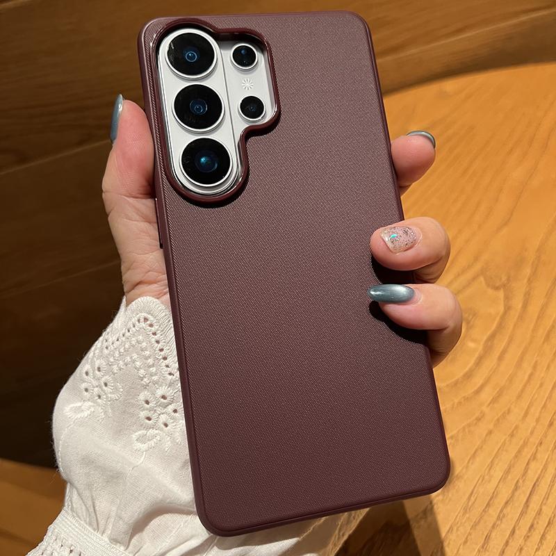 Soft Matte Texture Phone Case For Samsung Galaxy S26 S25 S24 S23 Ultra Protective Back Cover Slim Fit Anti-slip Mobile Shell