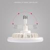 LED Deckenleuchte mit Ventilator-Timer Deckenventilatorleuchten 3 Windgeschwindigkeiten Stufenloses Dimmen Licht Moderne Ventilatorbeleuchtung