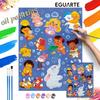 Disney Oil Painting Kit Baby Characters Home Bedroom Wall Decor Handmade Gift Featuring Iconic Disney Babies
